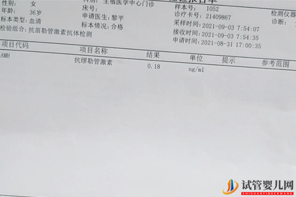 amh0.17很难自然怀孕