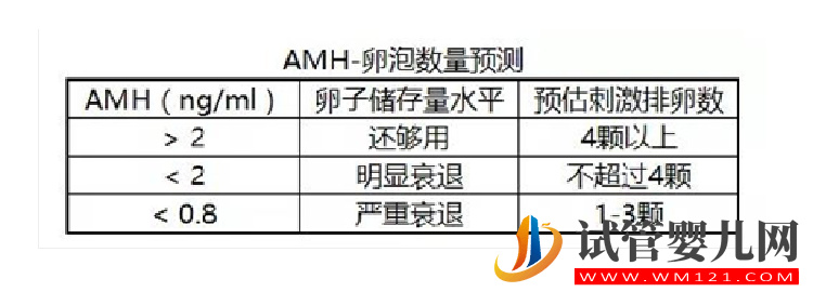 amh正常值范围