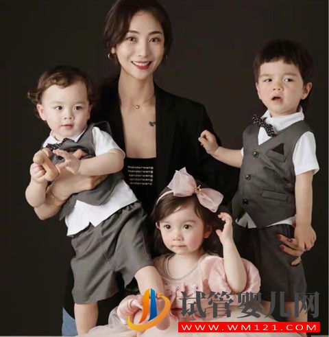单身女性生孩子案例:30岁网红李雪珂买精生子成功生下混血三胞胎